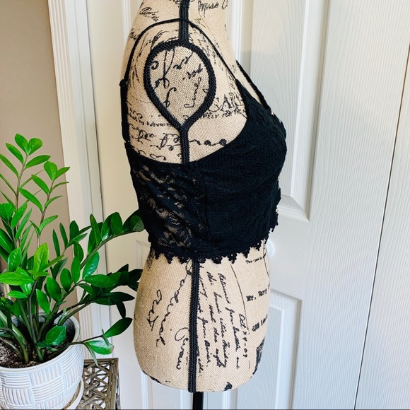 Paper Crane lace crop top or bralette - Picture 3 of 7